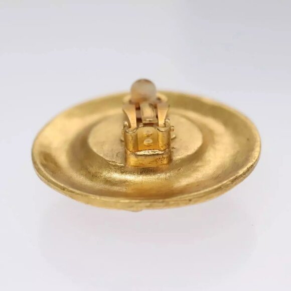 CHANEL Earring metal Gold CC Auth - Picture 11 of 12